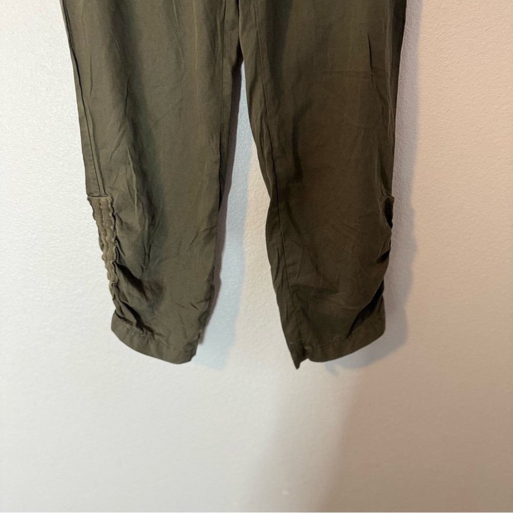 New Caslon Olive Green Women's Joggers Small - Picture 5 of 14